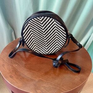 Banana Republic Round Leather Shoulder Bag